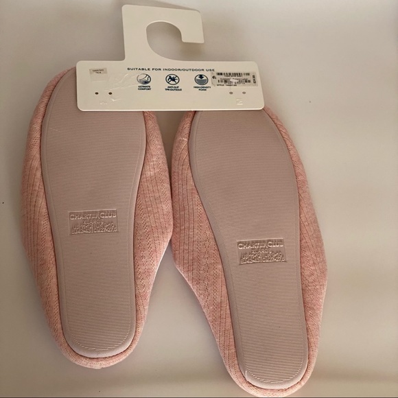 Charter Club Pointelle Closed-Toe Slippers X-Large - Picture 6 of 8